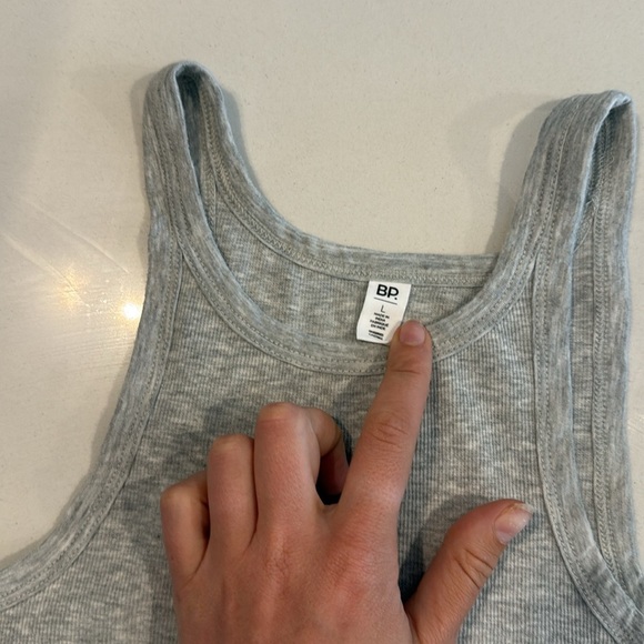 Nordstrom BP grey tank top size large - Picture 3 of 4